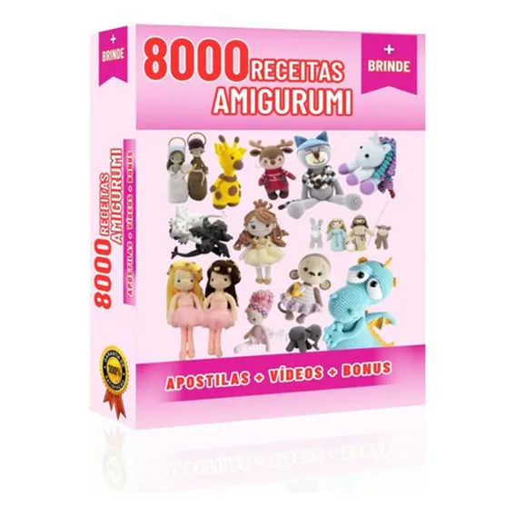 Mais De 5000 Projetos Amigurumi Com Videos E Apostilas Foto 1