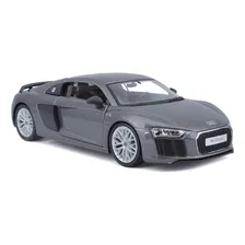 Maisto Audi R8 V10 Plus A escala 1:24 cor cinza Foto  mini 1