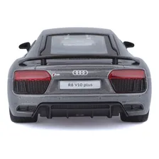 Maisto Audi R8 V10 Plus A escala 1:24 cor cinza Foto mini 4
