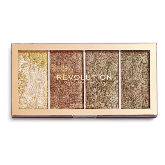 Makeup Revolution Paleta Iluminadores Vintage Lace Highlight Foto 1