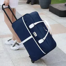 Mala De Viagem Bordo 10 Kg, Mala De Mão Com Rodinhas, Bolsa Mala Cabine Oxford 55x35x25cm Ultraleve Resistente Para Viagem, Mala De Rodinha Pequena Feminina Masculina Padrão Anac Cor Azul Foto mini  2