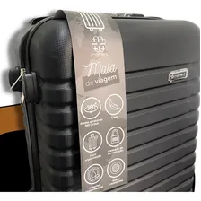 Mala De Viagem Rodinha 360 Com Compartimentos Espaçosa Alça Foto mini  2