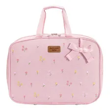 Mala Maternidade Grande Floral Rosa Batistela Baby Foto mini 1