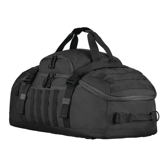 Mala mochila expedition militar tactical Invictus cor preto lisa 70L Foto 1
