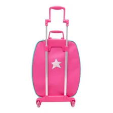 Mala Mochila Rodinha Escolar Infantil Meninas Sestini Barbie Foto mini  2