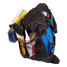 Mala P/ Ferramentas Fundo De Borracha 23 Bolsos Eletricista Cor Azul-marinho Foto mini  2