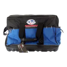 Mala P/ Ferramentas Fundo De Borracha 23 Bolsos Eletricista Cor Azul-marinho Foto mini  3