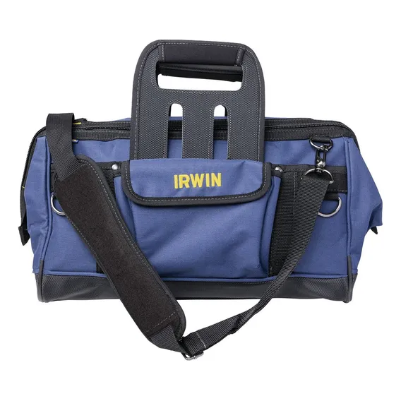 Mala para Ferramentas Irwin, Modelo IW14081, Mala em Nylon Reforçado de 600 Fios, 11 Bolsos Externos e 10 Internos Foto 1