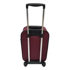 Mala Viagem Bordo Mão Falcon Avião 55x35x25cm Medidas Anac Cor Bordô Foto mini  3