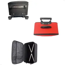 Mala Viagem De Bordo Pequena Novas Medidas Anac 55x35x25 Cor Vermelho Foto mini 3