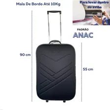 Mala Viagem De Bordo Pequena Novas Medidas Anac 55x35x25 Cor Vermelho Foto mini 2