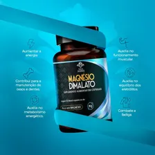 Malato De Magnesio 120 Capsulas Dimalato Vita Nobre 500mg Foto mini 4