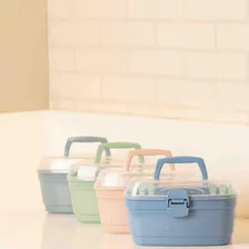 Maleta Box Multiuso Paramount Com Divisórias Cinza Foto mini 4