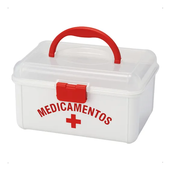 Maleta Caixa De Medicamentos Primeiros Socorros Pequena Foto 1