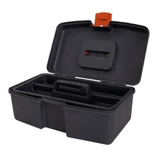Maleta Caixa Ferramentas Completa Com Bandeja Cor Preto Foto  mini 1
