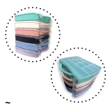Maleta Caixa Organizadora Plastica Divisórias Box Multiuso Cor Maleta Divisória Organizadora Azul Foto mini  2