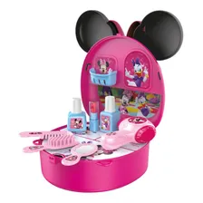 Maleta Com Alça Minnie Cabeleireira Com Acessórios Multikids Foto  mini 1