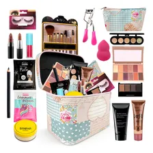Maleta Completa Maquiagem Ruby Rose Luisance Pk19 Cor Pele Parda Foto  mini 1