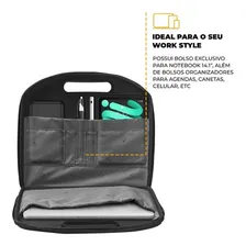 Maleta Executiva Guardian - Pasta Organizadora - Gshield Cor Preto Foto mini 3