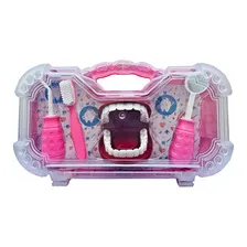 Maleta Kit Dentista Infantil Acess贸rios Dentadura Meninas Foto mini 1