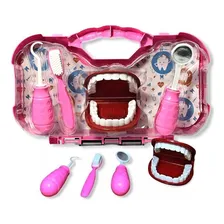 Maleta Kit Dentista Infantil Acess贸rios Dentadura Meninas Foto mini 2