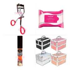 Maleta Maquiagem Completa Base Ruby Rose Macrilan Pinceis Foto mini 2
