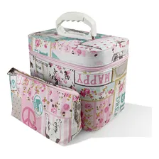 Maleta + Maquiagem Pincel Macrilan Necessaire Bz21 Foto mini 4