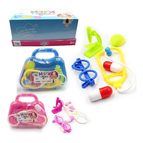 Maleta Médica Infantil Brincando Profissões Little Doctor Foto 1