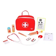 Maleta Médico De Madeira Para Brincar - Tooky Toy Foto  mini 1