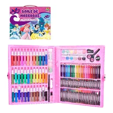 Maleta P/ Desenho Baile De Mascaras C/150 Peças - Toyking Foto  mini 1