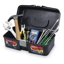 Maleta Para Ferramentas Sem Bandeja Arqplast Cor Preto Foto  mini 1