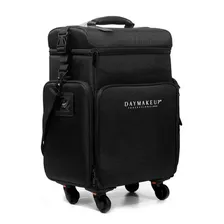Maleta Para Maquiagem Nylon Case 4 Well Daymakeup Preto Foto  mini 1