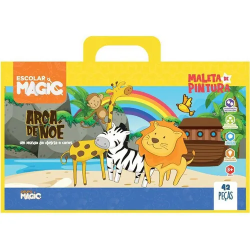 Maleta Para Pintura Animais 42 Peças Ciranda Foto 1