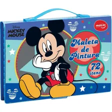 Maleta Para Pintura Licenciada Mickey Completa 72 Itens Foto mini 1