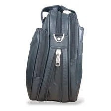 Maleta Pasta Executiva Couro SintĂ©tico Premium P/ Notebook 15,6'' - Compartimentos Ampla Capacidade, Alça Ajustável, Bolsos Internos - CompatĂvel Com Modelos Diversos Foto mini 4