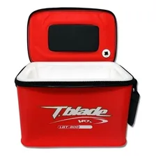 Maleta Pesca Porta Iscas Viva T-blade Lbt-800 7l Vermelha Foto mini  2