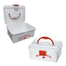 Maleta Primeiros Socorros Pequena Porta Medicamentos Remédio Foto mini  3