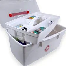 Maleta Primeiros Socorros Porta Remédios Medicamentos Grande Foto mini 3