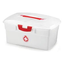 Maleta Primeiros Socorros Porta Remédios Medicamentos Grande Foto mini 4