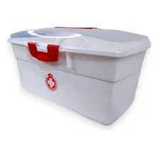 Maleta Primeiros Socorros Porta Remédios Medicamentos Grande Foto mini 1