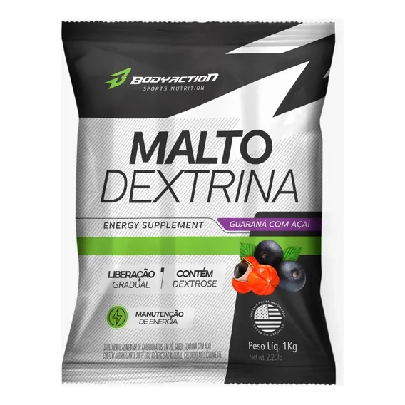 Malto Dextrin - Body Action 1kg - Foto 1
