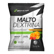 Malto Dextrina 1kg - Bodyaction Vários Sabores Sabor Laranja Com Acerola Foto  mini 1