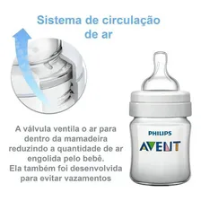 Mamadeira Avent Clássica 125ml Bico 0m Foto mini 4
