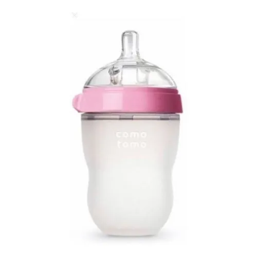 Mamadeira Baby Bottle Comotomo Rosa 250ml Dos Eua Foto 1