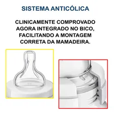 Mamadeira Classic 260ml 1m+ Melhor Anticólica - Macaco Avent Macaquinho Foto mini 4