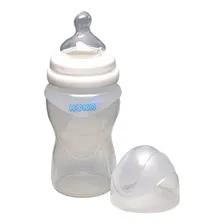 Mamadeira Kuka Silicone Branco 250  Bico Big Ortodôntico 2 Foto  mini 1