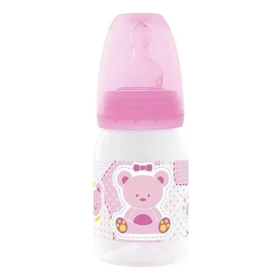 Mamadeira Lillo Primeiros Passos Rosa 120ml Lillo Foto 1