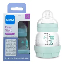Mamadeira Mam Easy Start 130ml 0m+ Meses Autoesterilizável Cor Azul Foto mini  2