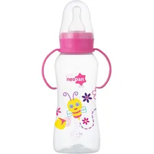 Mamadeira Neopan Cristal Rosa 250ml Animais Foto mini 1