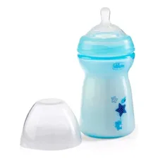 Mamadeira Step Up +6 Meses Fluxo Rápido 330ml Azul Chicco Foto mini 2